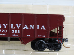 N Scale Micro-Trains MTL BLW-53 PRR Pennsylvania 33' 2-Bay Ribbed Hopper RTR