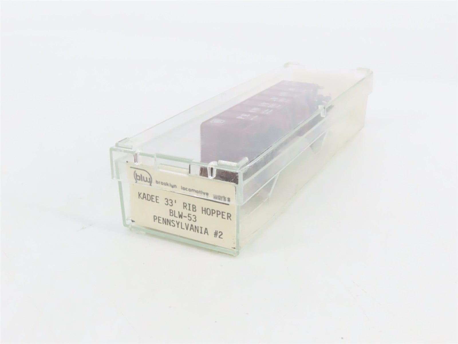 N Scale Micro-Trains MTL BLW-53 PRR Pennsylvania 33' 2-Bay Ribbed Hopper RTR
