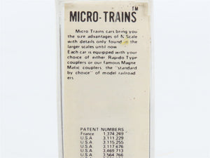 N Scale Micro-Trains MTL 37010 CR Conrail 50' Double Door Box Car 178154 RTR