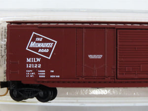 N Scale Micro-Trains MTL 33100 MILW Milwaukee Road 50' Box Car 12122 RTR