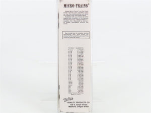 N Scale Micro-Trains MTL 33100 MILW Milwaukee Road 50' Box Car 12122 RTR