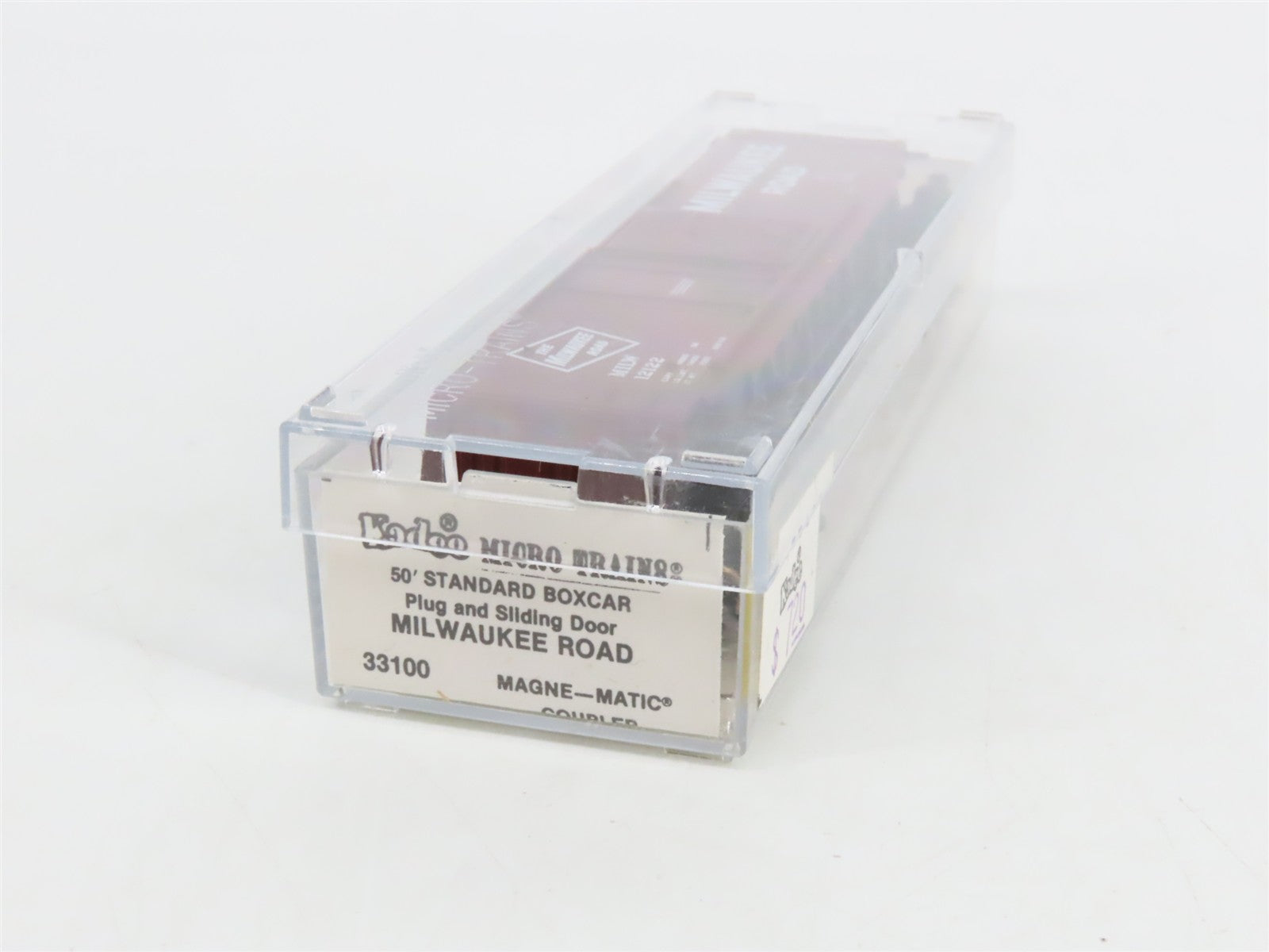 N Scale Micro-Trains MTL 33100 MILW Milwaukee Road 50' Box Car 12122 RTR