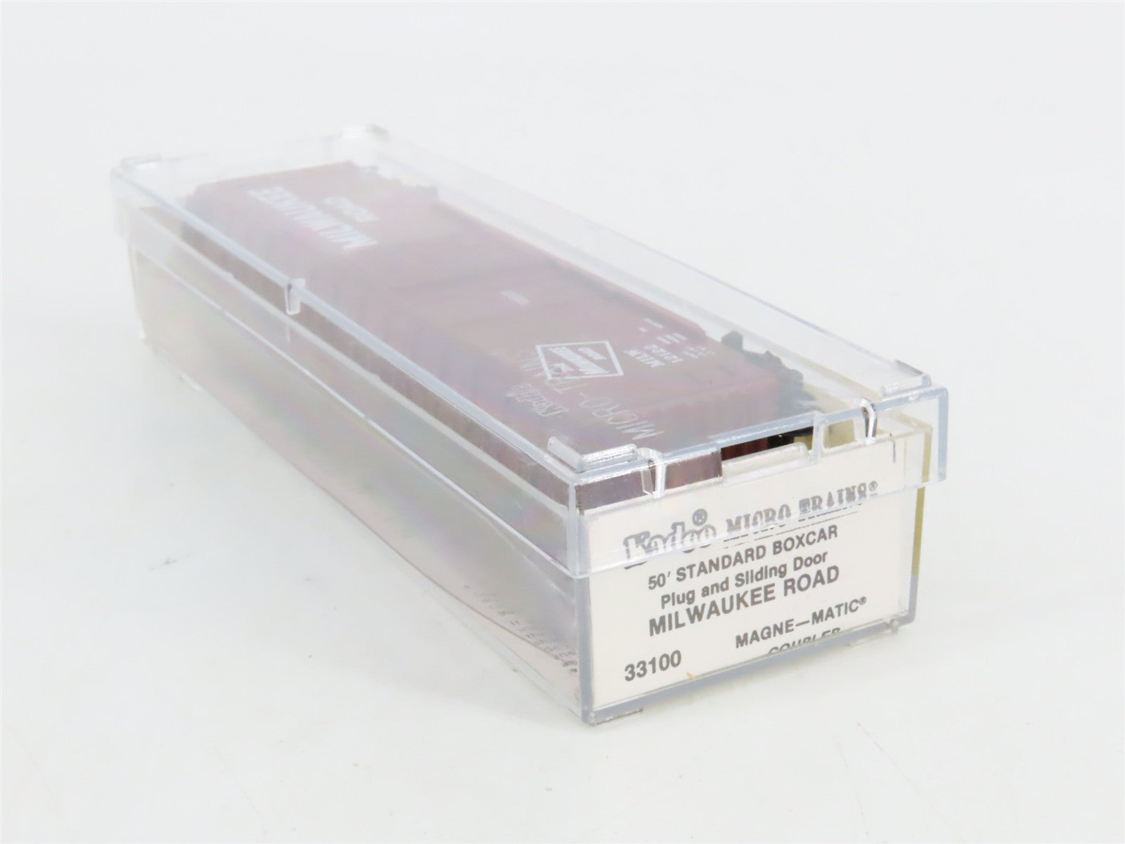 N Scale Micro-Trains MTL 33100 MILW Milwaukee Road 50' Box Car 12122 RTR