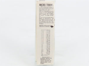 N Scale Micro-Trains MTL 50060 New York Central 34' Wood Sheathed Caboose RTR