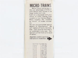 N Scale Micro-Trains MTL 50060 New York Central 34' Wood Sheathed Caboose RTR