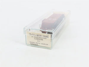 N Scale Micro-Trains MTL 50060 New York Central 34' Wood Sheathed Caboose RTR