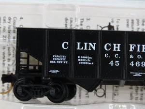N Scale Micro-Trains MTL 56190 CCO Clinchfield 33' 2-Bay Hopper 45469 RTR