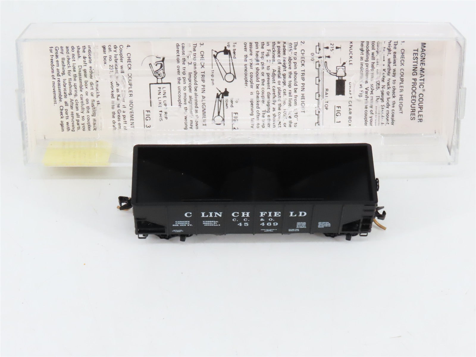 N Scale Micro-Trains MTL 56190 CCO Clinchfield 33' 2-Bay Hopper 45469 RTR