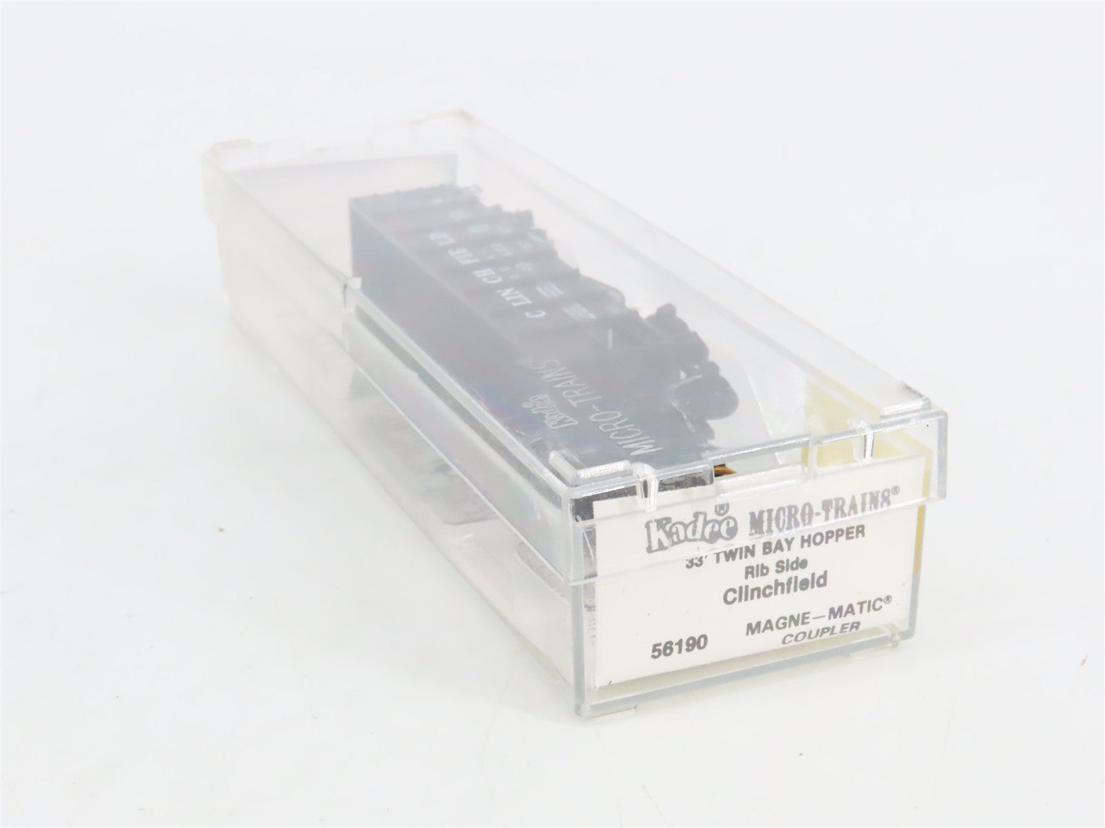 N Scale Micro-Trains MTL 56190 CCO Clinchfield 33' 2-Bay Hopper 45469 RTR