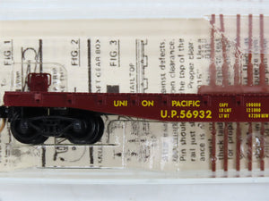 N Scale Micro-Trains MTL 45050 UP Union Pacific 50' Flat Car 56932 RTR