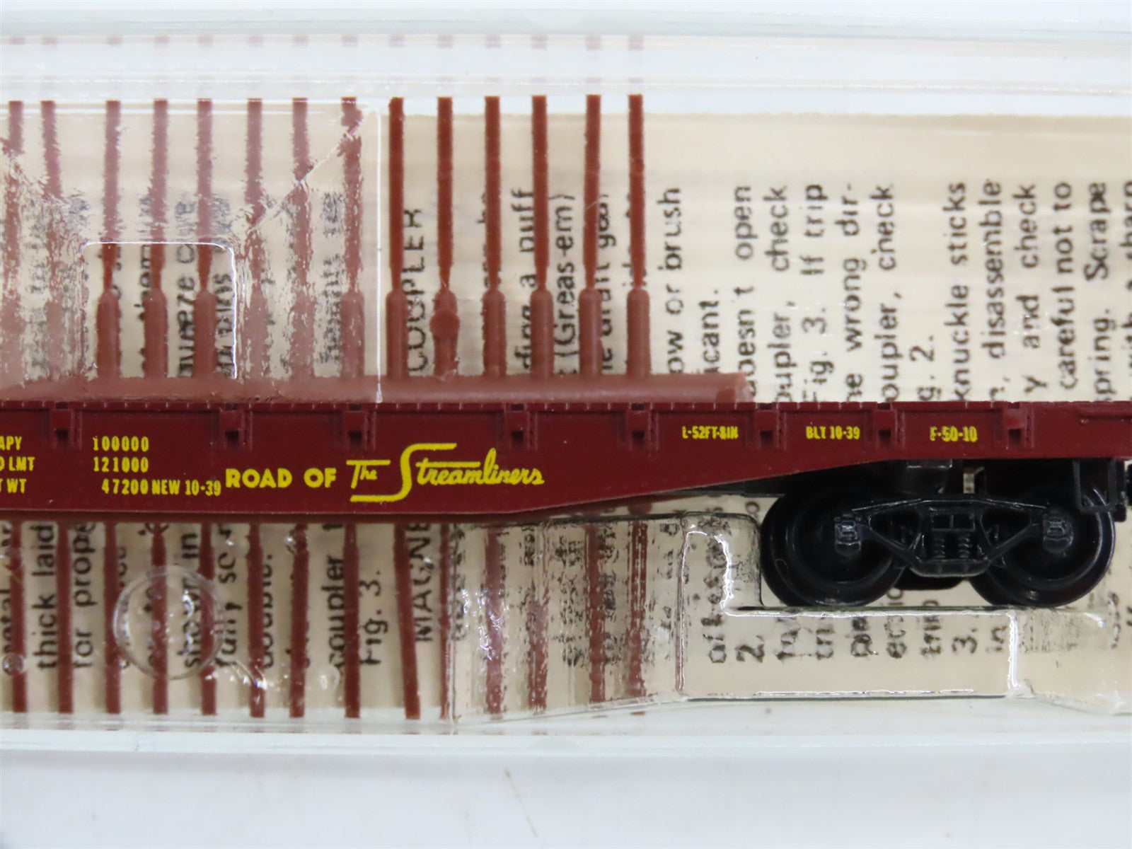 N Scale Micro-Trains MTL 45050 UP Union Pacific 50' Flat Car 56932 RTR