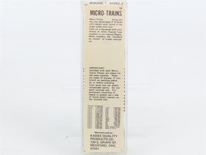 N Scale Micro-Trains MTL 45050 UP Union Pacific 50' Flat Car 56932 RTR