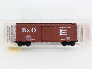 N Scale Micro-Trains MTL 20346/2 Baltimore & Ohio 40' Single Door Box Car RTR