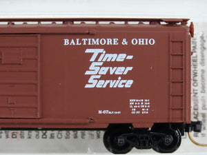 N Scale Micro-Trains MTL 20346/2 Baltimore & Ohio 40' Single Door Box Car RTR