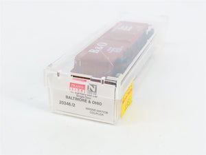 N Scale Micro-Trains MTL 20346/2 Baltimore & Ohio 40' Single Door Box Car RTR