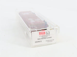 N Scale Micro-Trains MTL 20346/2 Baltimore & Ohio 40' Single Door Box Car RTR