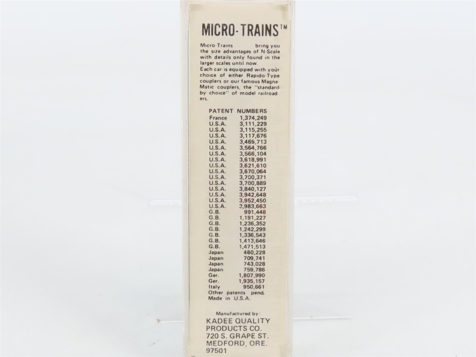 N Scale Micro-Trains MTL 46050 WP Western Pacific 50' Drop End Steel Gondola RTR