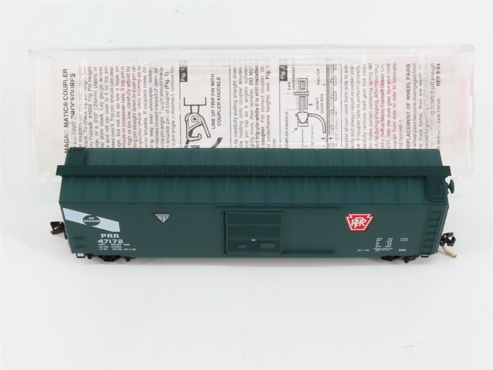 N Scale Micro-Trains MTL 31270 PRR Pennsylvania 40' Box Car 47172 RTR