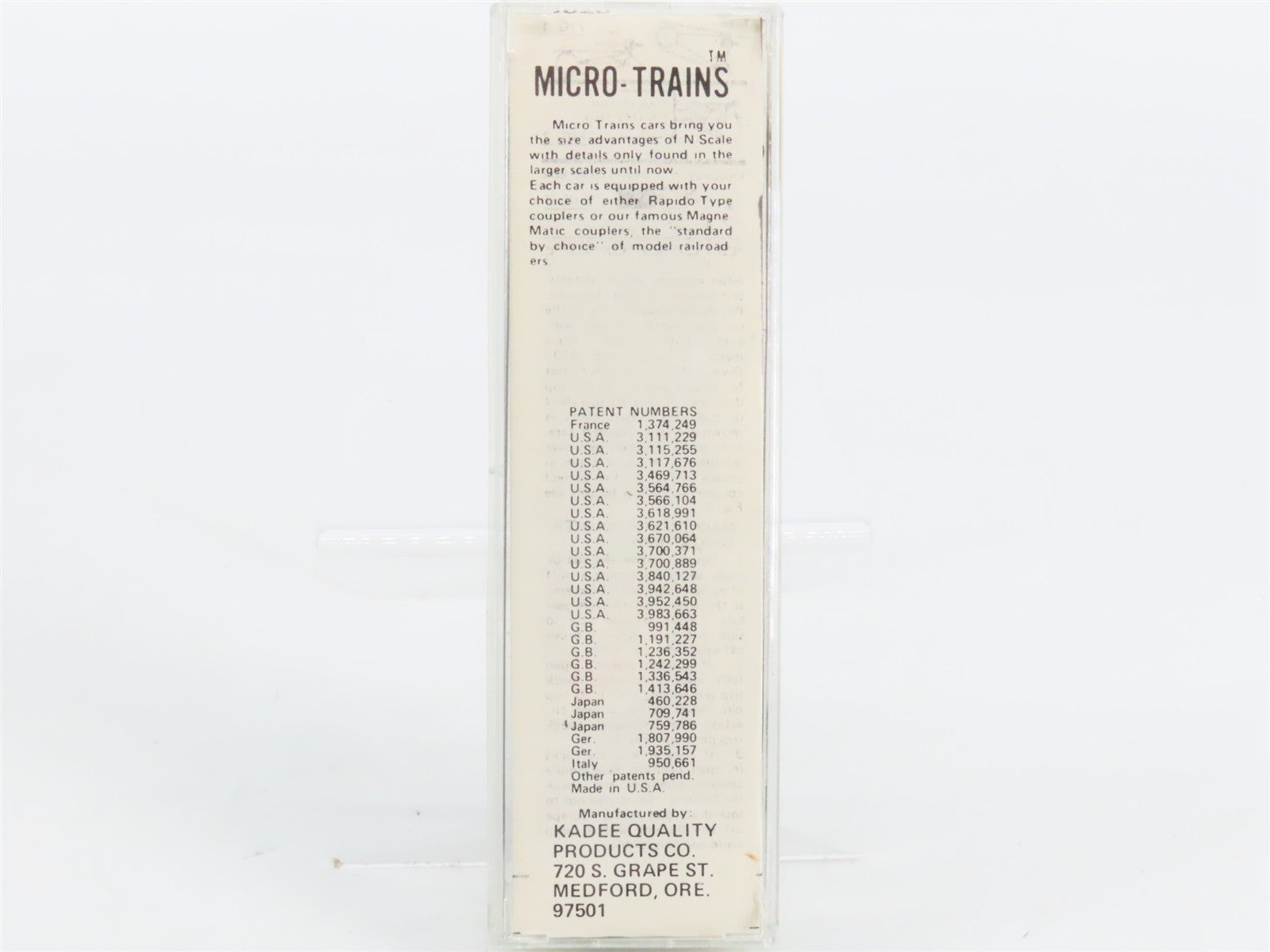 N Scale Micro-Trains MTL 33020 Richmond Fredericksburg & Potomac 50' Box Car RTR