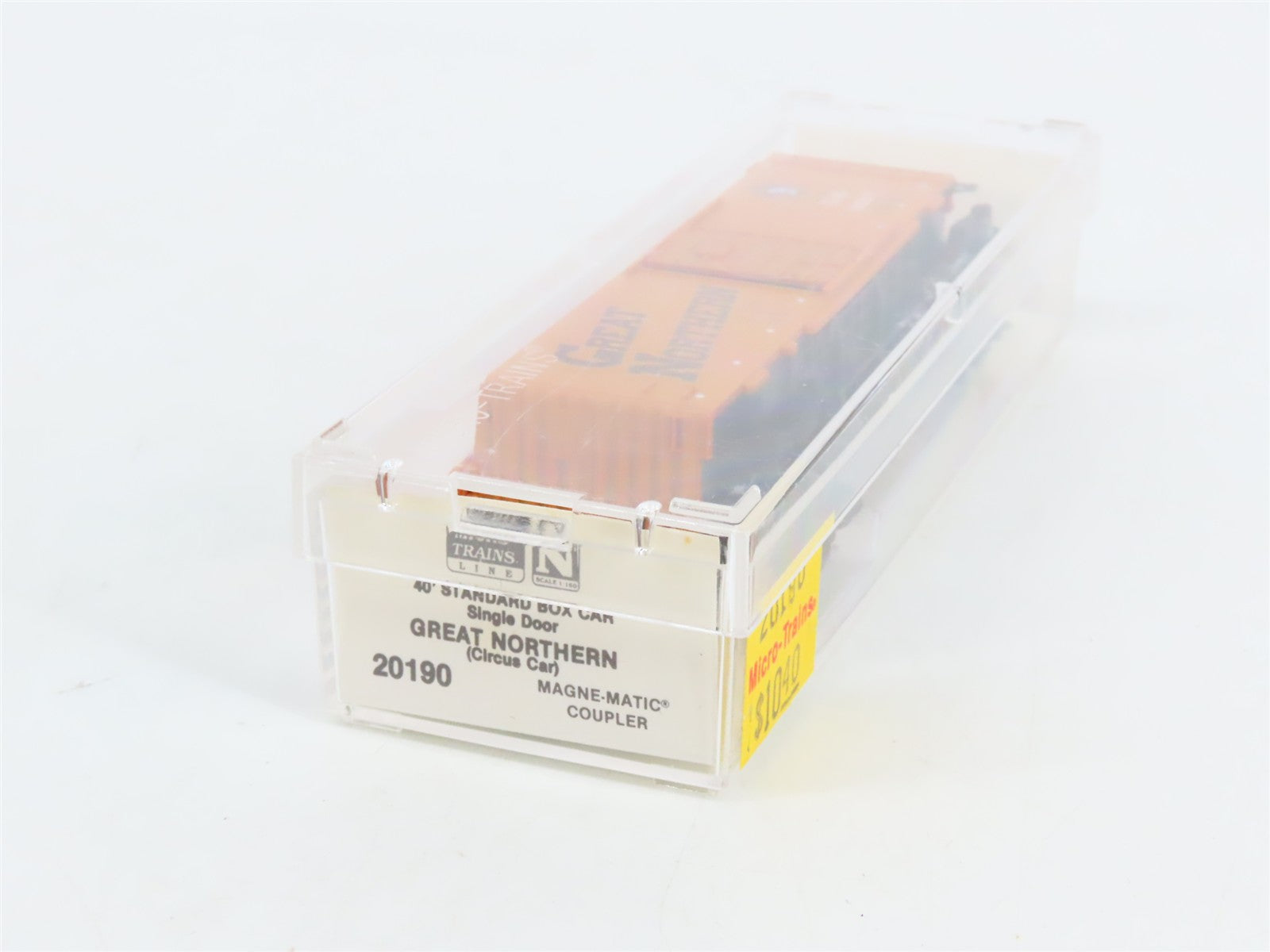 N Scale Micro-Trains MTL 20190 GN Great Northern 40' Box Car 18007 RTR