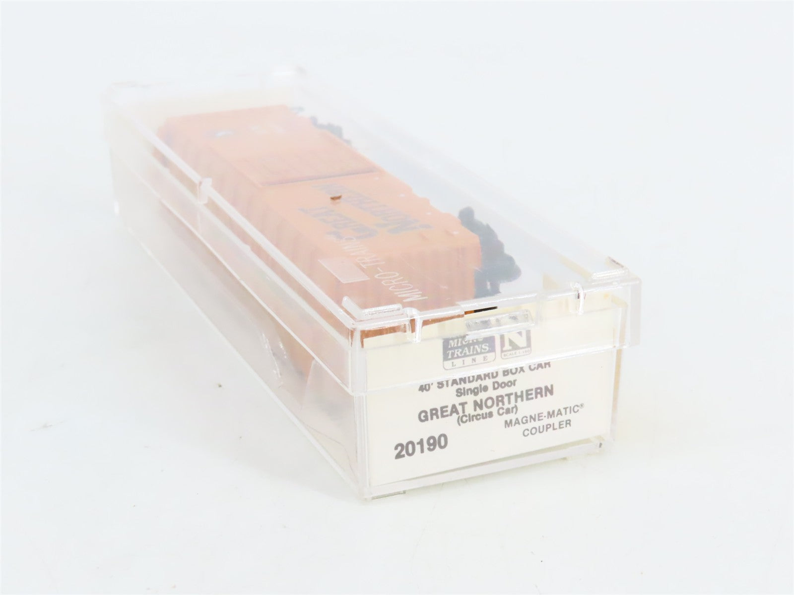 N Scale Micro-Trains MTL 20190 GN Great Northern 40' Box Car 18007 RTR