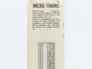 N Scale Micro-Trains MTL 42040 Menasha Wooden Ware Co. 40' Box Car 242 RTR