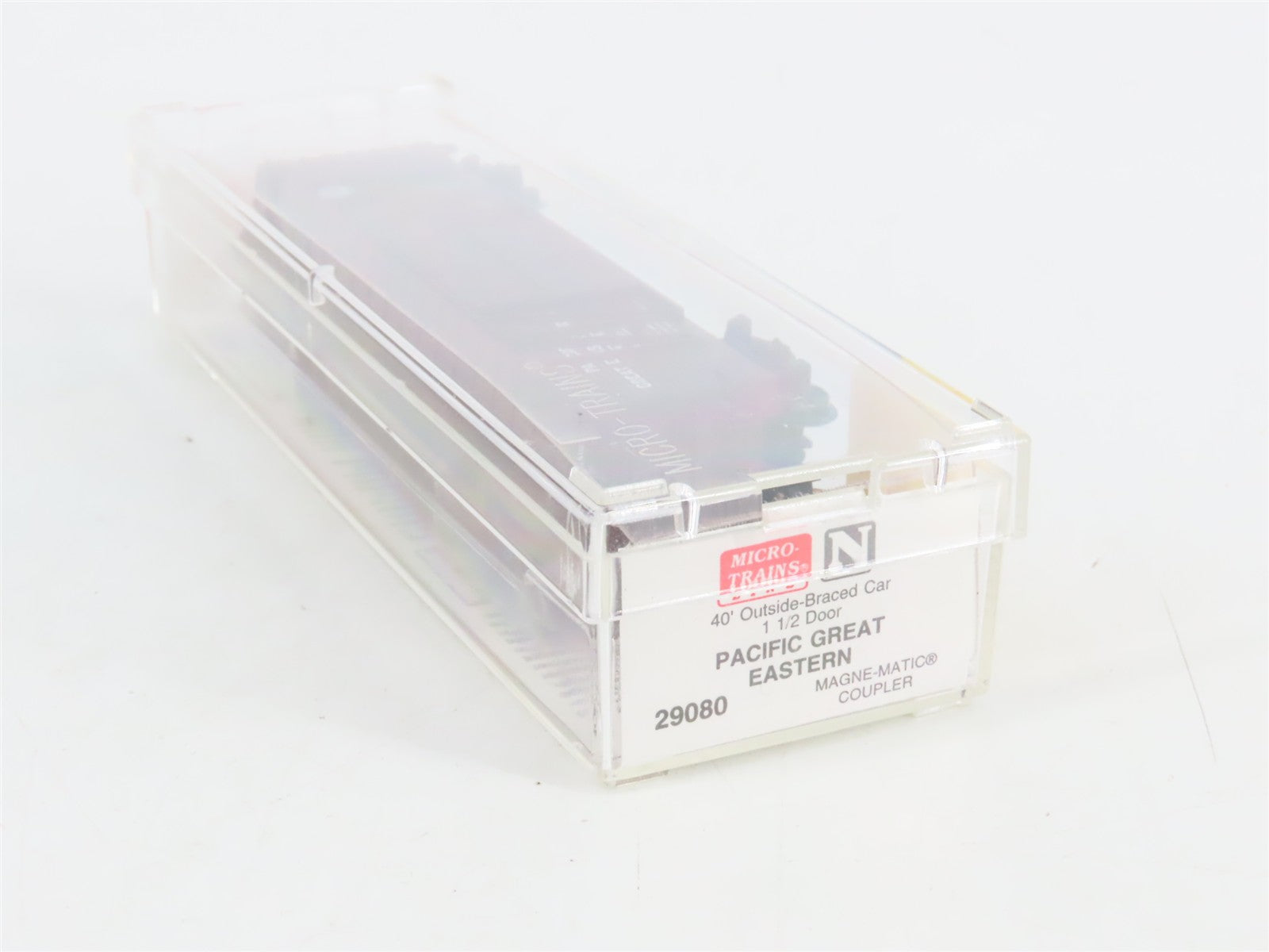 N Scale Micro-Trains MTL 29080 PGE Pacific Great Eastern 40' Box Car 4101 RTR