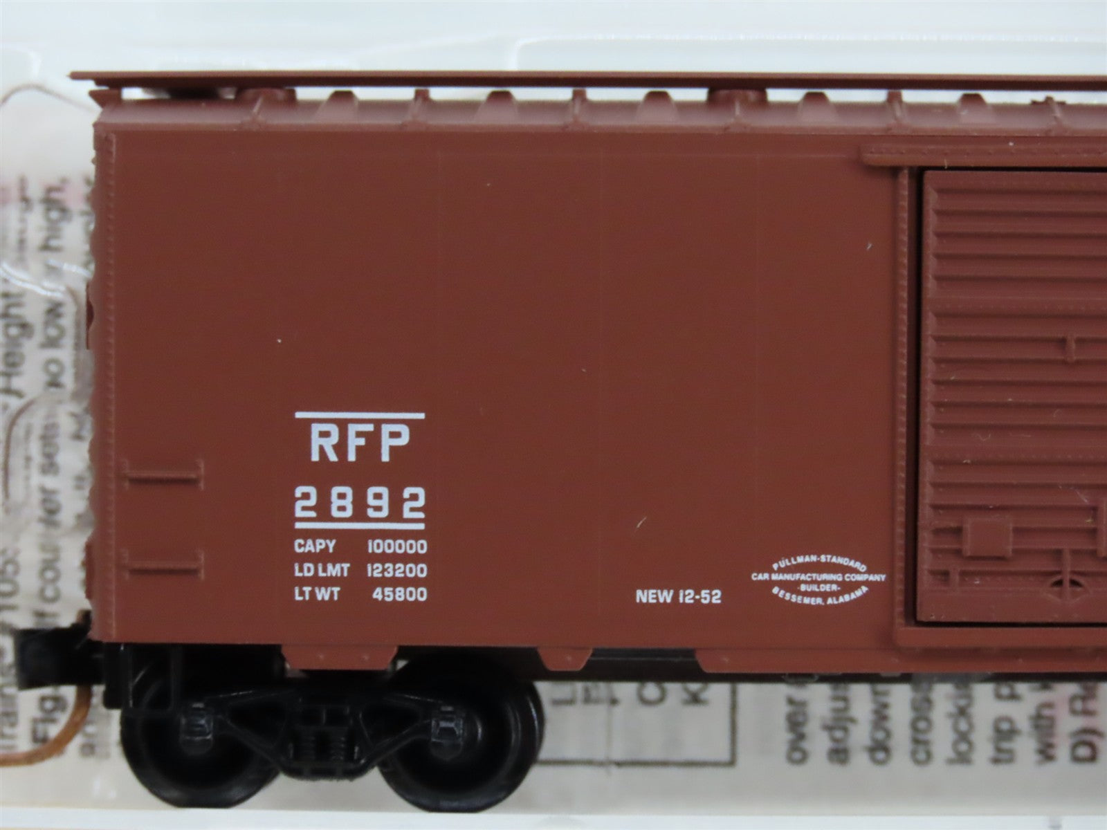 N Scale Micro-Trains MTL 20496 Richmond, Fredericksburg & Potomac Box Car RTR