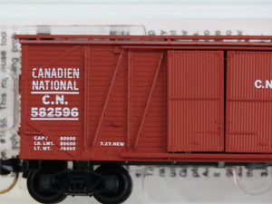 N Scale Micro-Trains MTL 29070 Canadian National 40' Outside Braced Box Car RTR