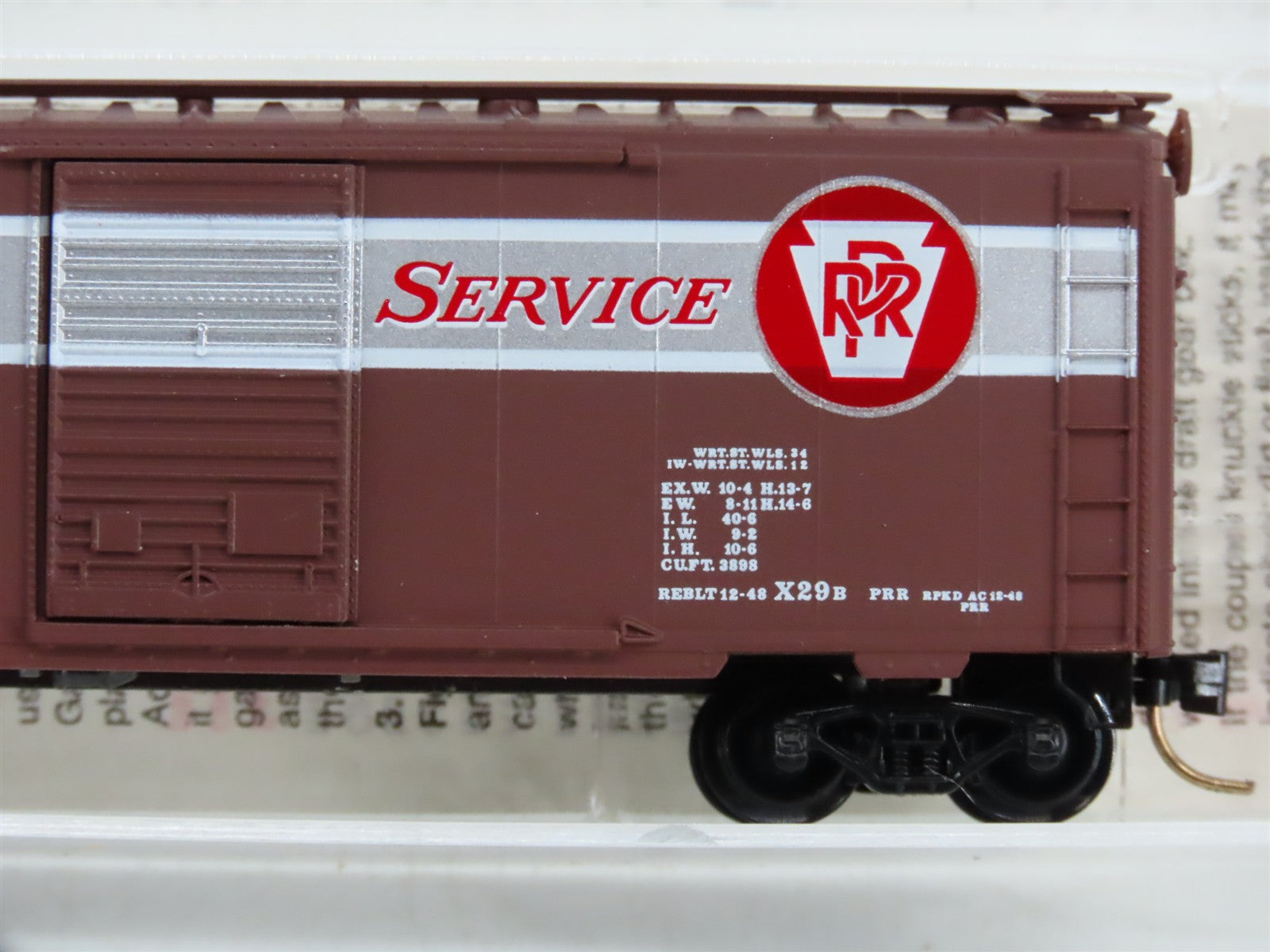 N Scale Micro-Trains MTL 20066 PRR Pennsylvania 40' Box Car 30902 RTR
