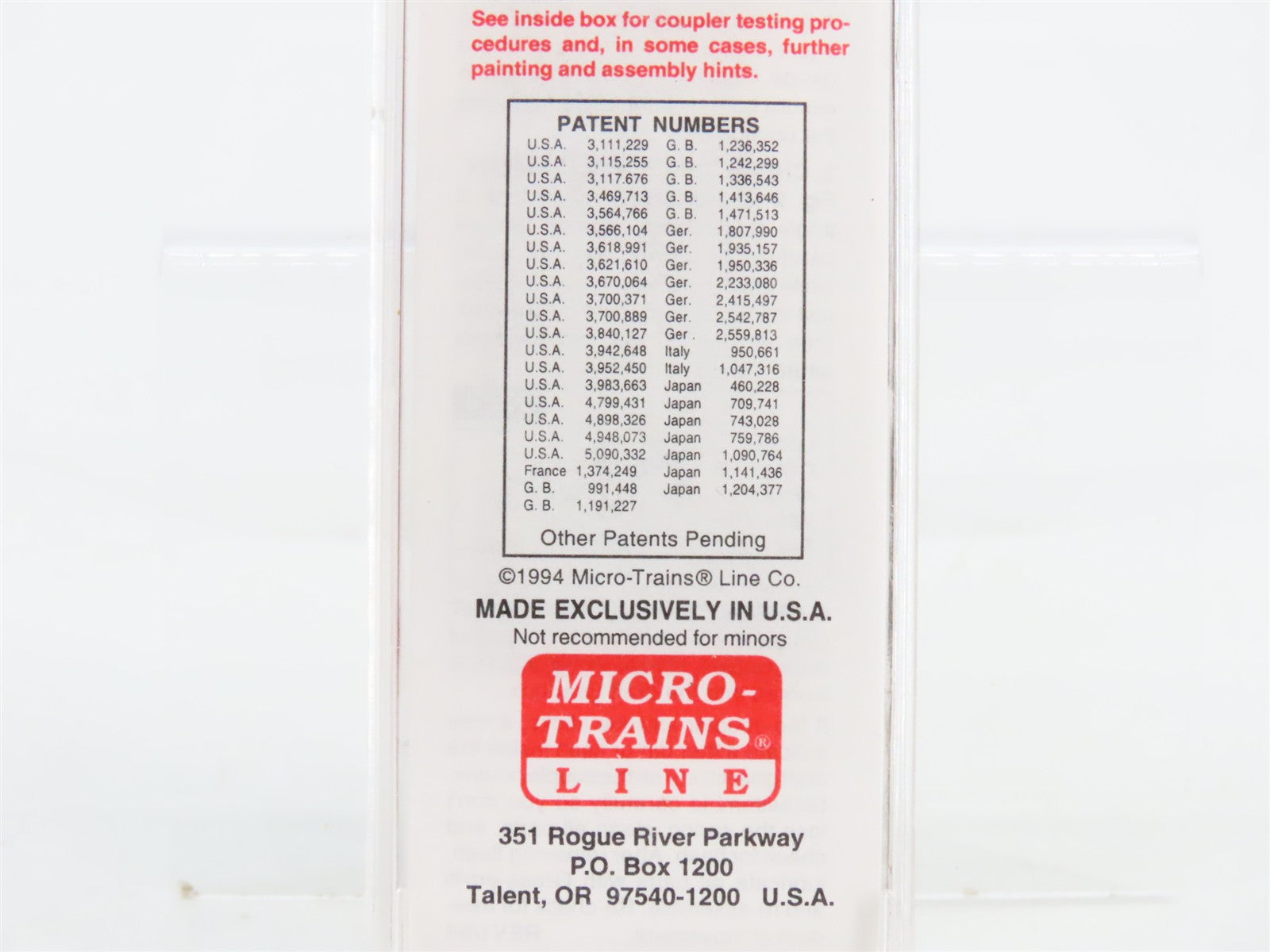 N Scale Micro-Trains MTL 20186 GN Great Northern 40' Box Car 19617 RTR