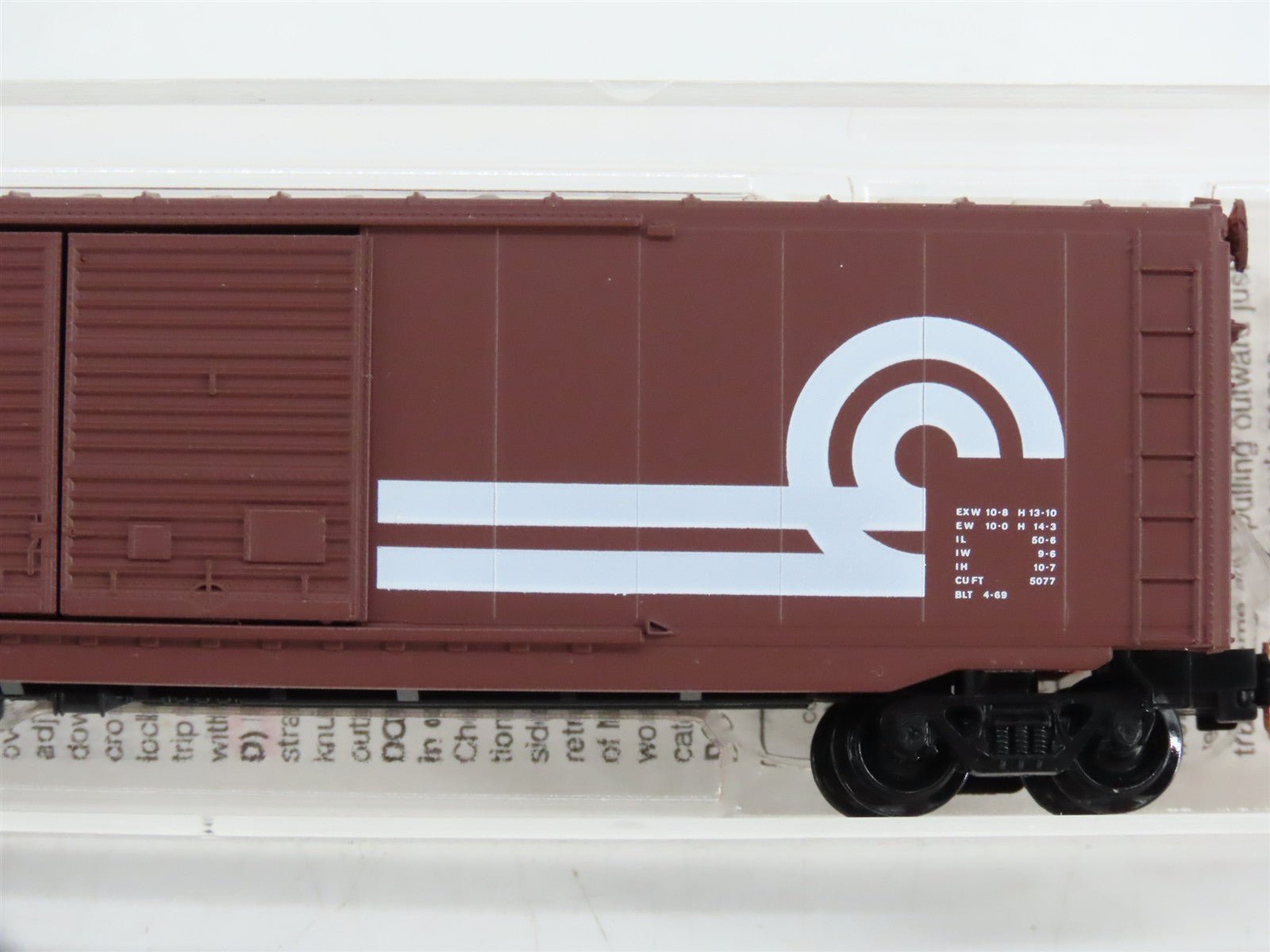 N Scale Micro-Trains MTL 37010 CR Conrail 50' Box Car 174605 RTR