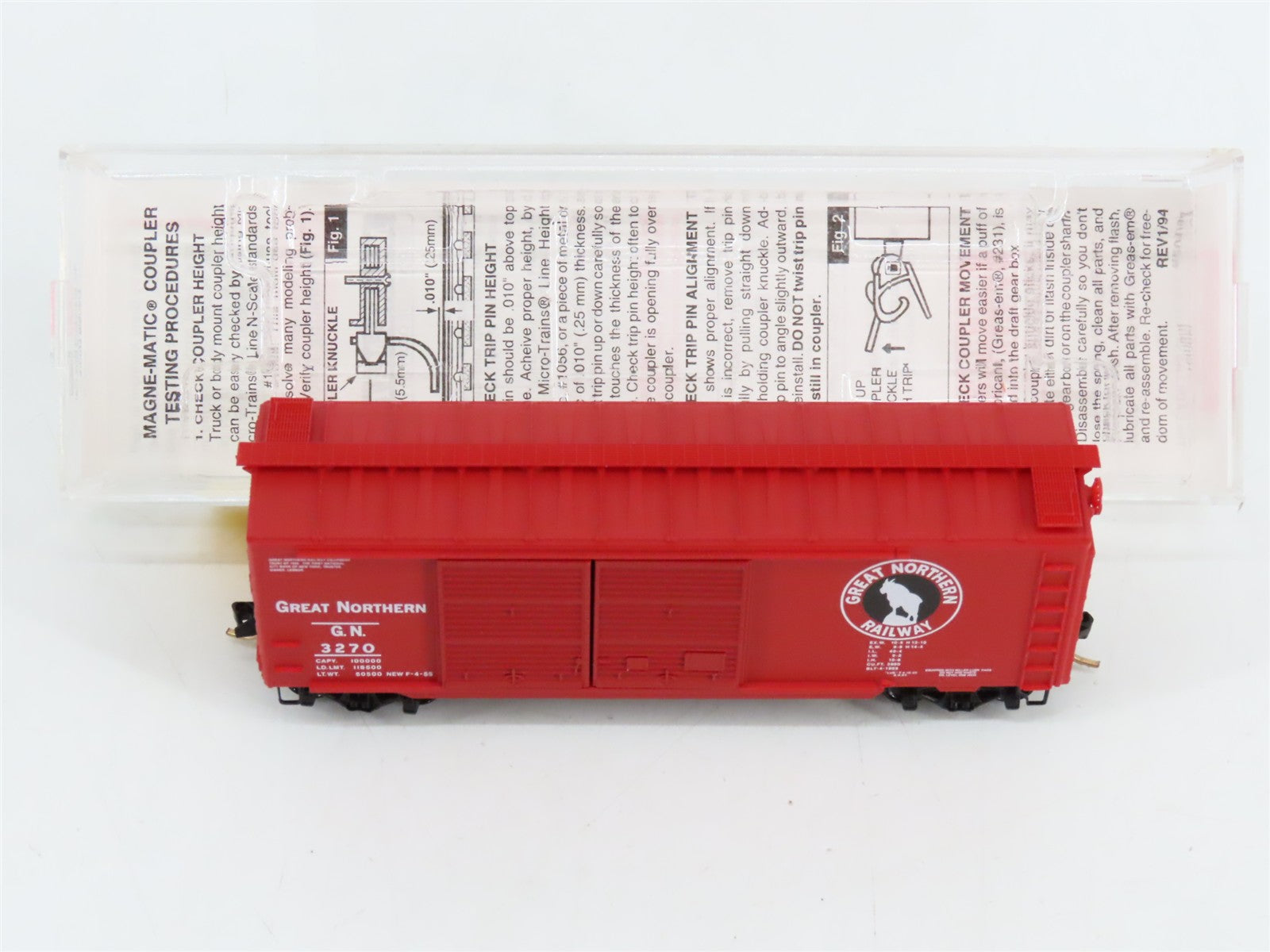 N Scale Micro-Trains MTL 23060 GN Great Northern Box Car 3270 RTR