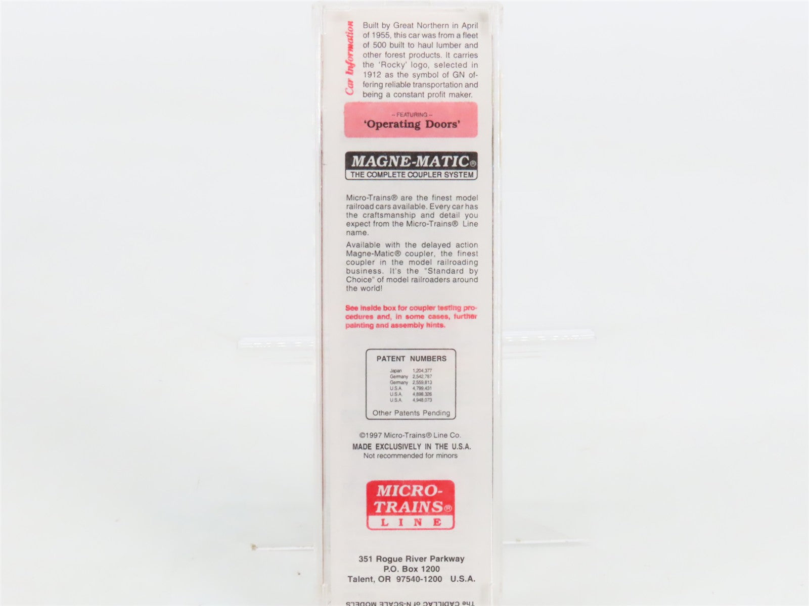 N Scale Micro-Trains MTL 23060 GN Great Northern Box Car 3270 RTR
