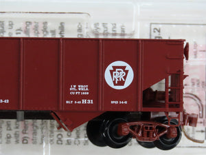 N Scale Micro-Trains MTL 56060 PRR Pennsylvania 33' 2-Bay Hopper 220306 RTR