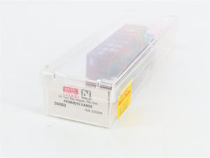 N Scale Micro-Trains MTL 56060 PRR Pennsylvania 33' 2-Bay Hopper 220306 RTR