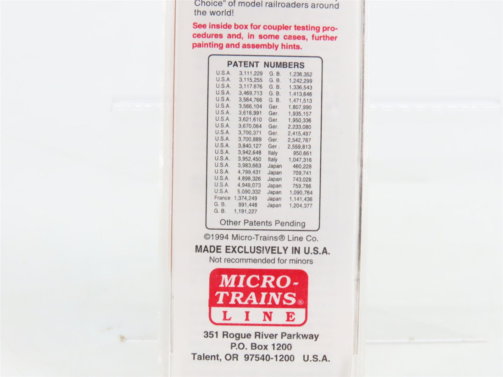N Scale Micro-Trains MTL 20166 GN Great Northern 40' Box Car 19038 RTR
