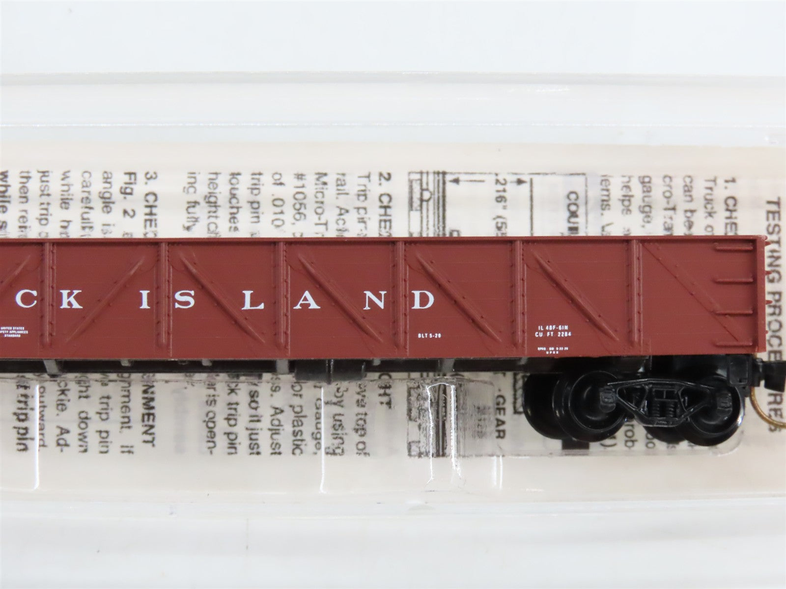 N Scale Micro-Trains MTL 61010 RI Rock Island 50' Composite Gondola 187507 RTR