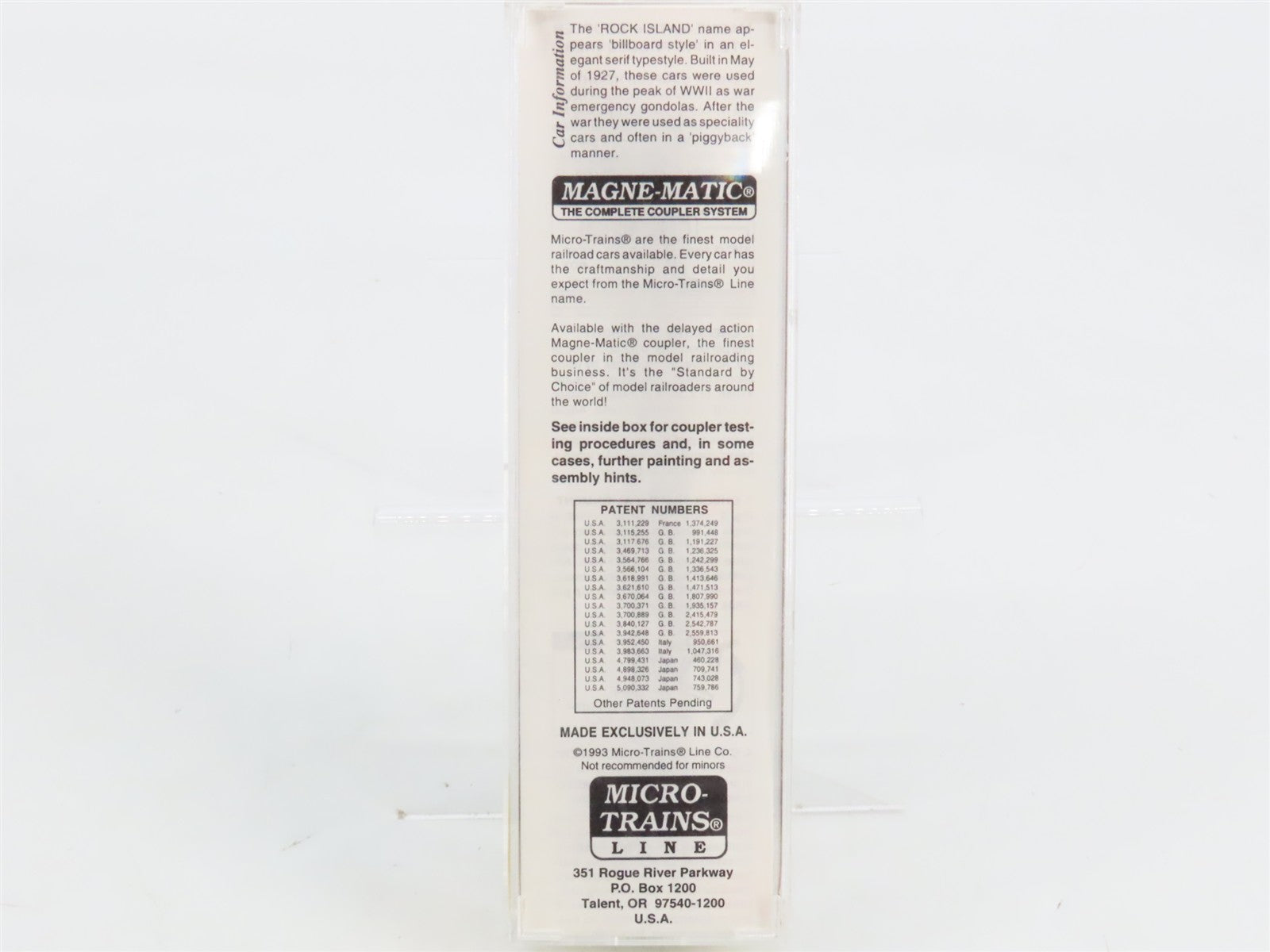 N Scale Micro-Trains MTL 61010 RI Rock Island 50' Composite Gondola 187507 RTR
