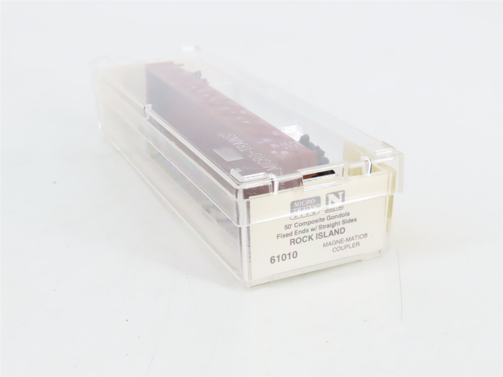 N Scale Micro-Trains MTL 61010 RI Rock Island 50' Composite Gondola 187507 RTR