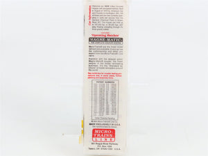 N Scale Micro-Trains MTL 94020 GRPX General Chemical 3-Bay Covered Hopper RTR