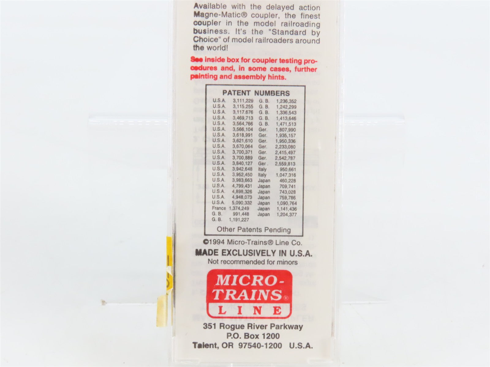 N Scale Micro-Trains MTL 94020 GRPX General Chemical 3-Bay Covered Hopper RTR