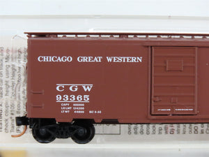 N Scale Micro-Trains MTL 20466 CGW Chicago Great Western 40' Box Car 93365 RTR