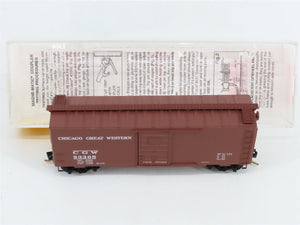 N Scale Micro-Trains MTL 20466 CGW Chicago Great Western 40' Box Car 93365 RTR
