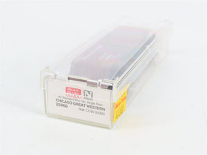 N Scale Micro-Trains MTL 20466 CGW Chicago Great Western 40' Box Car 93365 RTR