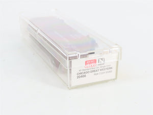 N Scale Micro-Trains MTL 20466 CGW Chicago Great Western 40' Box Car 93365 RTR
