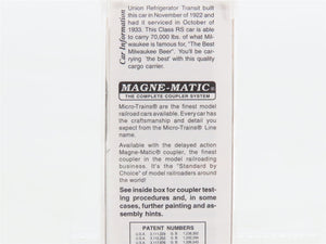 N Scale Micro-Trains MTL 49410 Union Refrigerator Transit 40' Reefer RTR