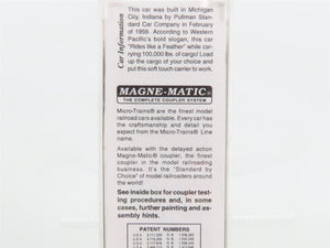 N Scale Micro-Trains MTL 32180 WP Western Pacific 50' Plug Door Box Car RTR