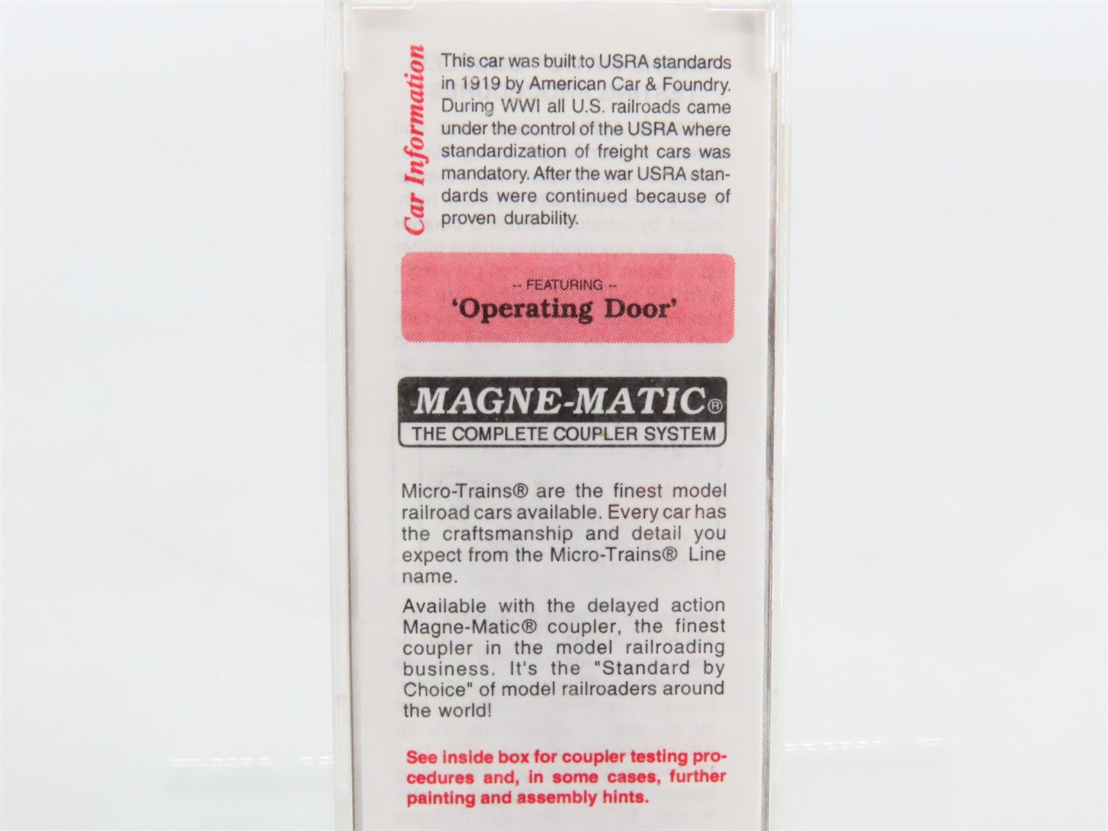 N Scale Micro-Trains MTL 39080 ACL Atlantic Coast Line 40' Box Car 46683 RTR