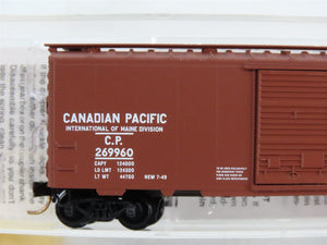 N Scale Micro-Trains MTL 20136 CP Canadian Pacific 40' Box Car 269960 RTR
